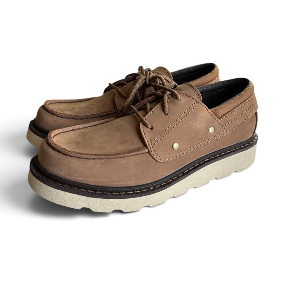 SOREL Slabtown 62 Mariner Loafer Shoes Platform Casual Light Brown Men's Size 7